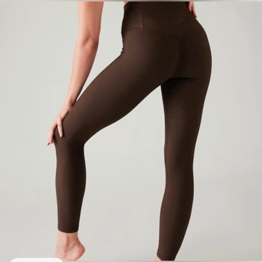 Athleta Elation Ultra High Rise Ribbed Legging - Picture 2 of 6